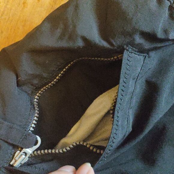 Lands End Black Snow Pants Size 8 Grow A Longs Winter Snow Sports Ski Snowboard - Picture 3 of 14